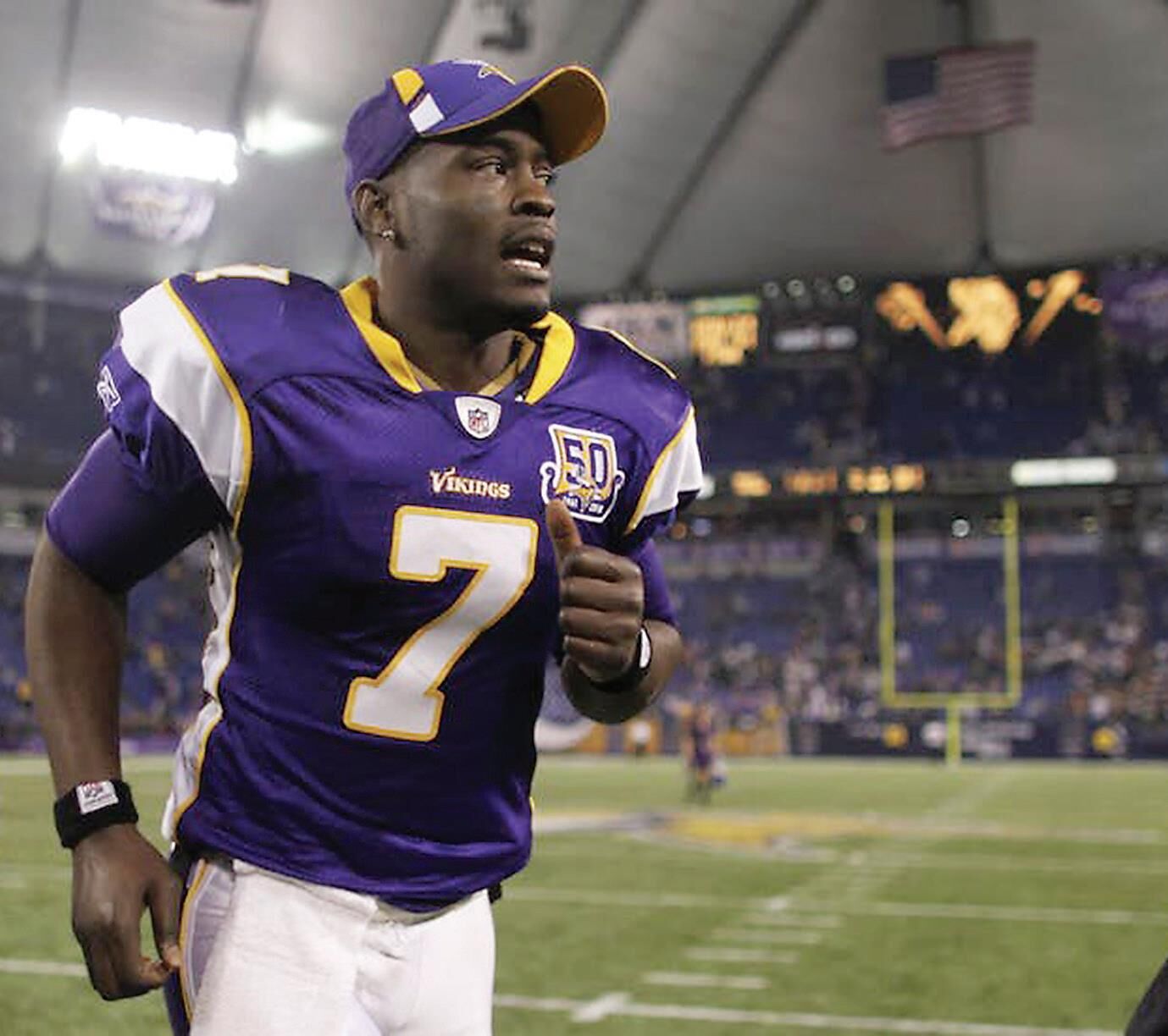 Minnesota Vikings quarterback Tarvaris Jackson